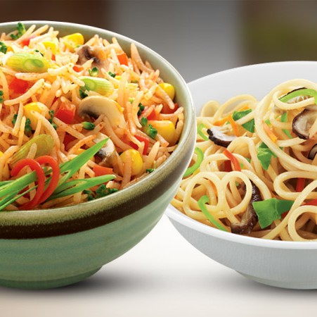 Veg Fried Rice or Noodles